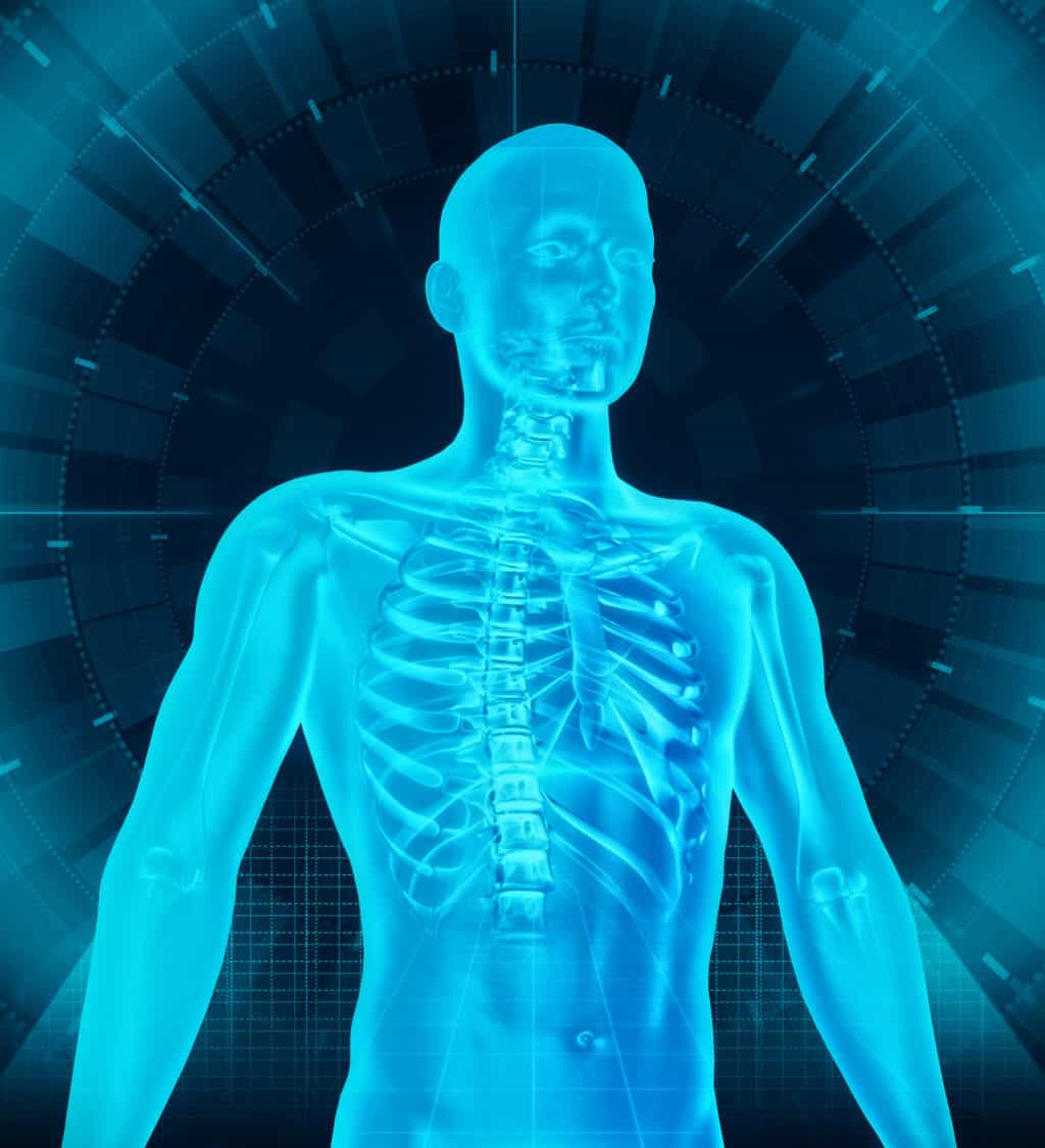 Human Body Scan Man and Technology copy